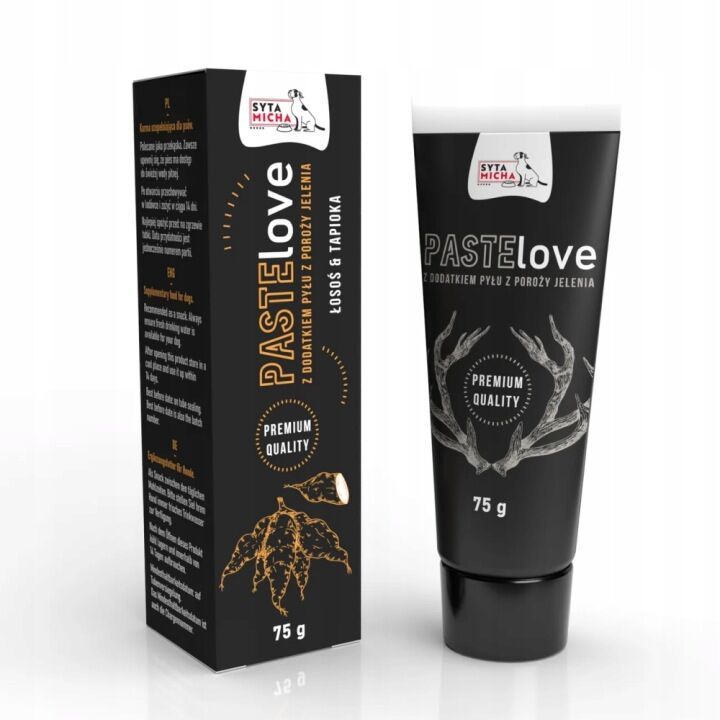 SYTA MICHA PasteLOVE - mięsna pasta Łosoś z tapioką 75g