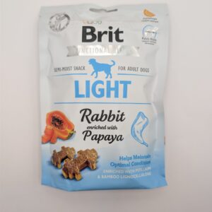 Brit Functional Dog Snack Light Rabbit 150g - przysmaki królik i papaja