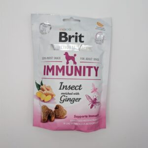 Brit Functional Dog Snack Immunity Insect 150g - przysmaki owady i imbir