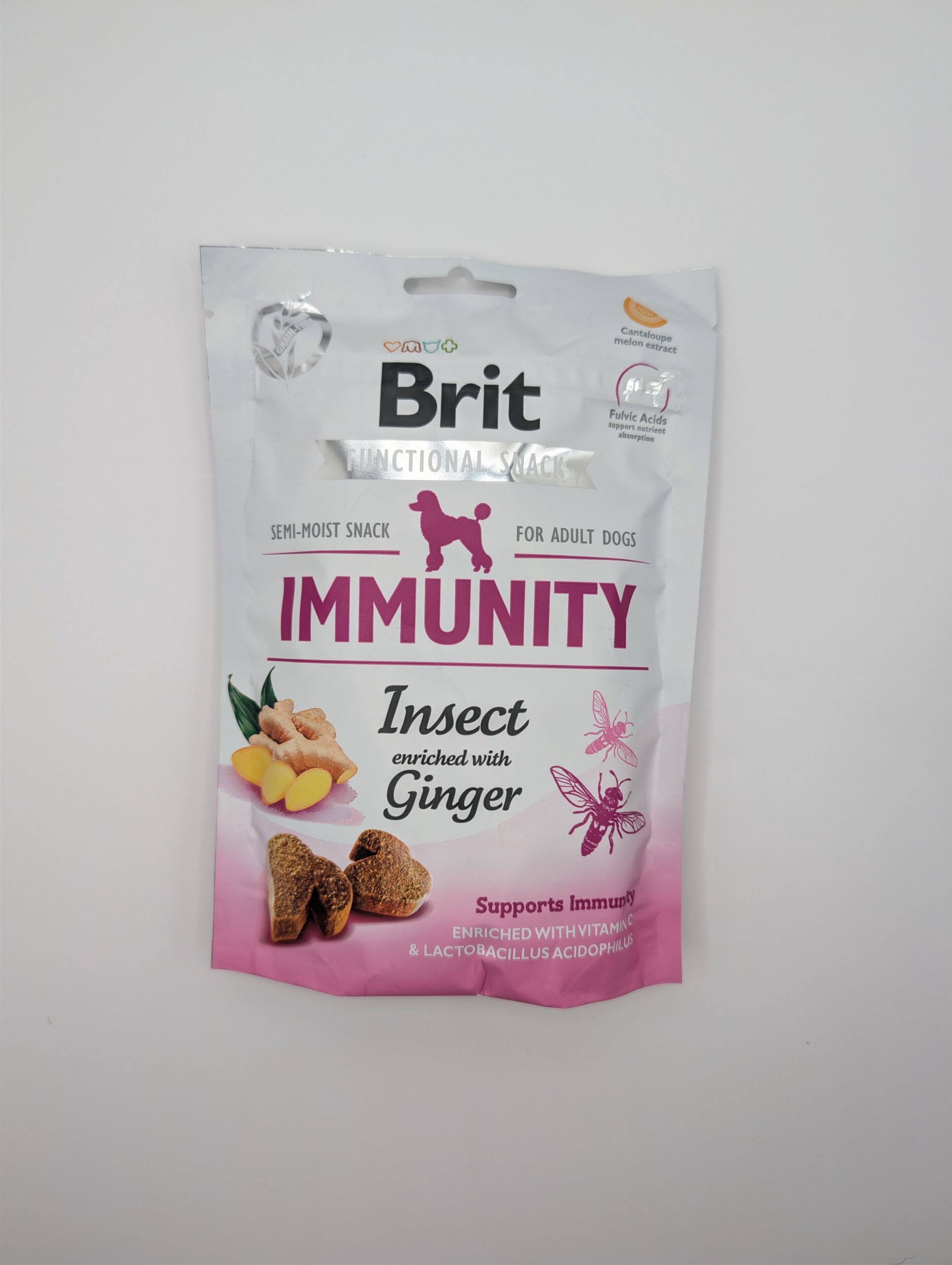 Brit Functional Dog Snack Immunity Insect 150g - przysmaki owady i imbir
