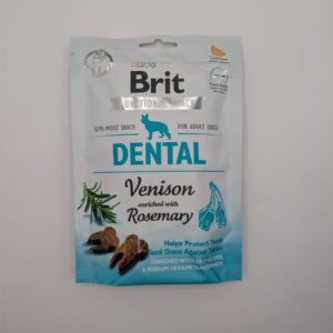 Brit Functional Dog Snack Dental Venison 150g - półwilgotne przysmaki jeleń i rozmaryn