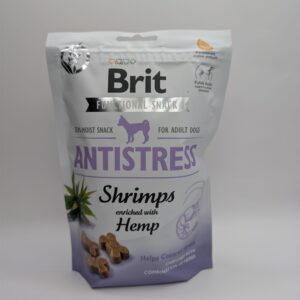 Brit Functional Dog Snack Antistress Shrimp 150g - przysmaki krewetki i konopie
