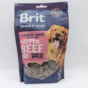 Brit Premium Dog Happy Snacks Beef with Apples 180g - półwilgotne przysmak wołowina z jabłkiem