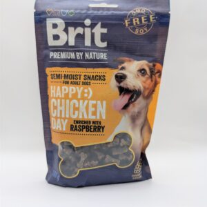 BRIT Premium by Nature Semi-moist Snacks Chicken enriched with Raspberry - półwilgotne przysmaki kurczak z malinami