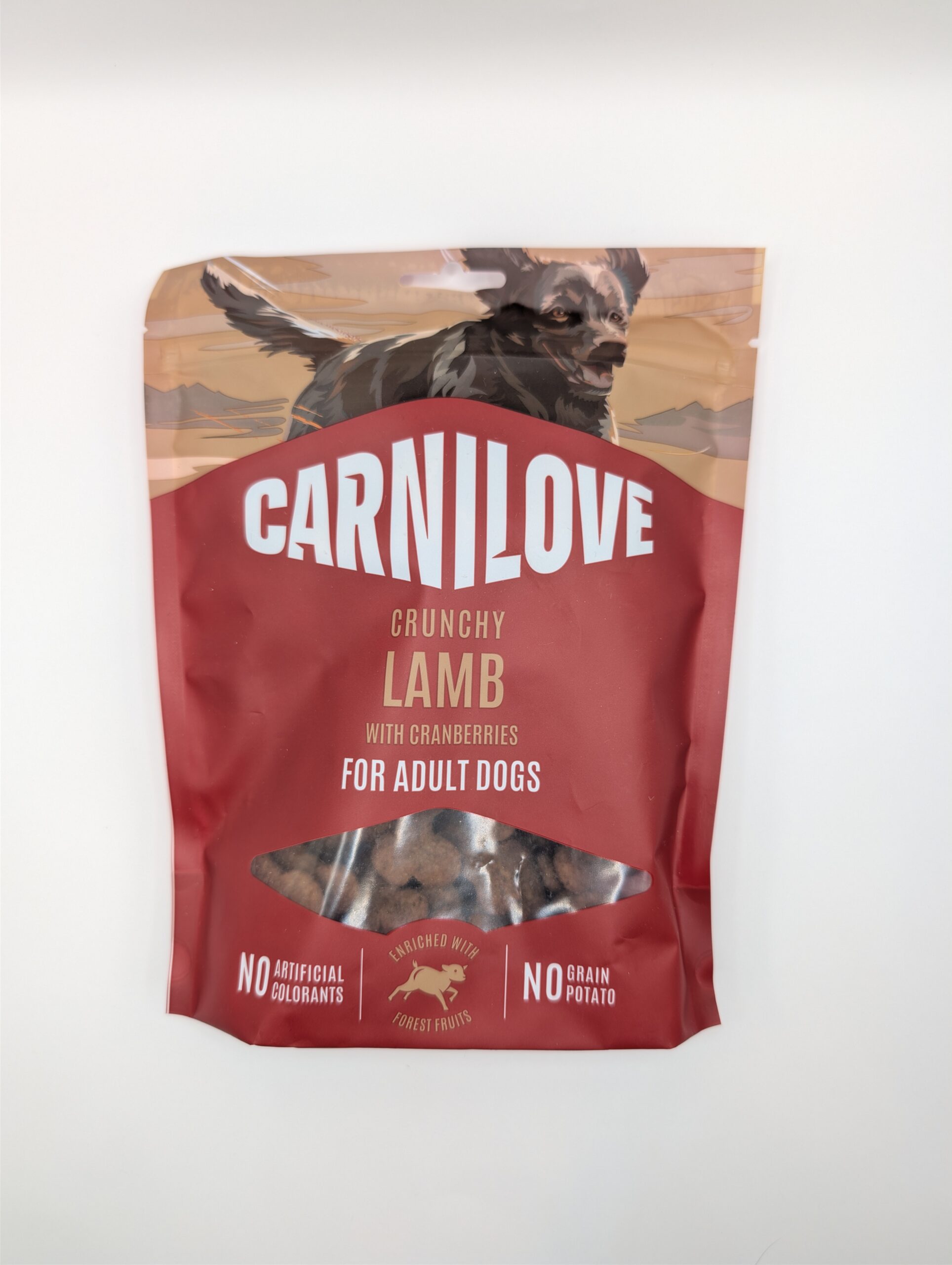CARNILOVE Dog CRUNCHY Snack Lamb with Cranberries 200 g - jagnięcina z żurawiną