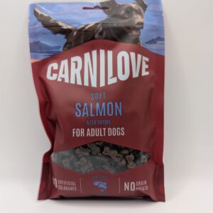 CARNILOVE Dog SOFT Snack Salmon with Thyme small bite 200 g - miekkie przysmaki łosoś z tymiankiem