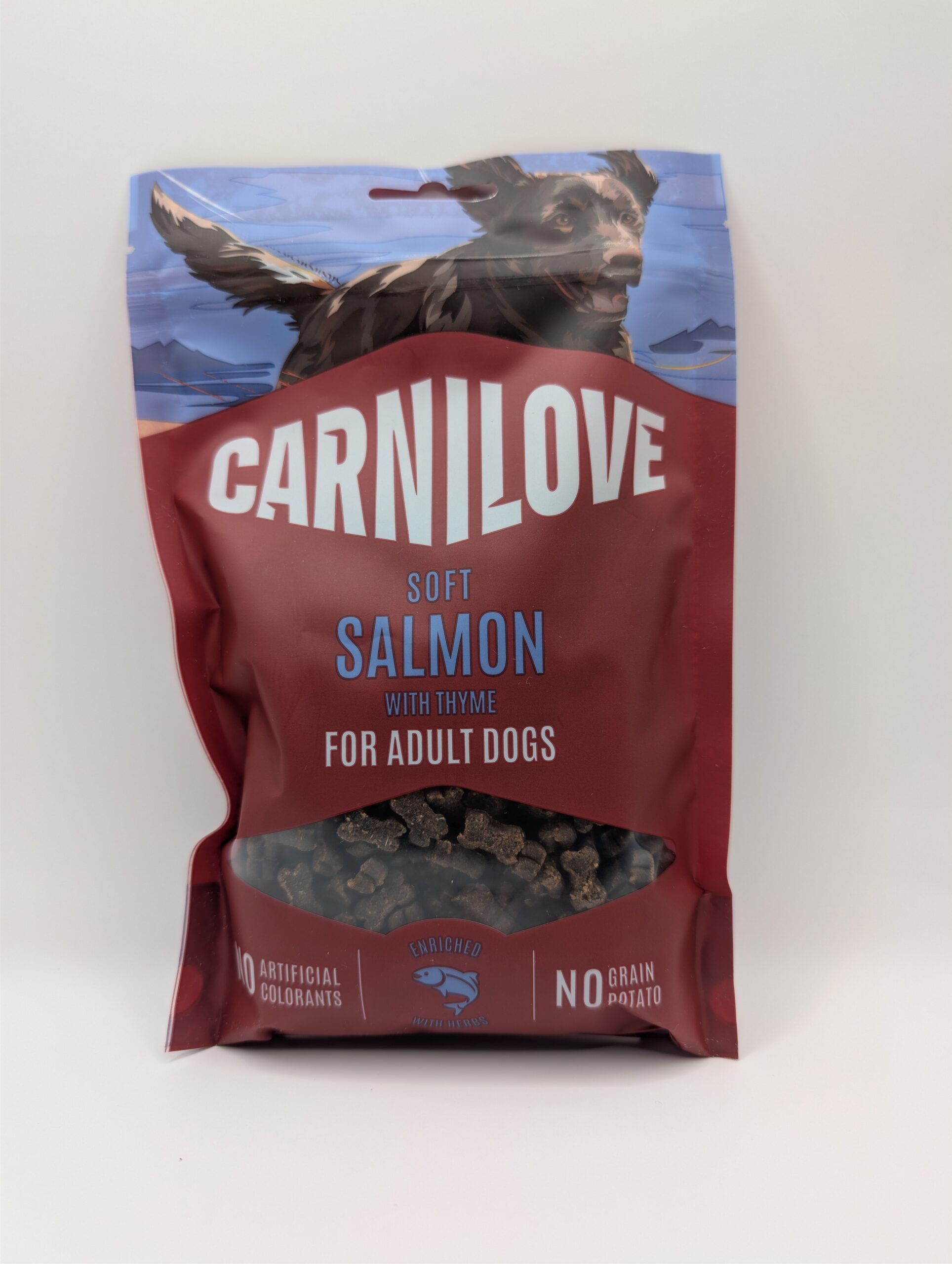CARNILOVE Dog SOFT Snack Salmon with Thyme small bite 200 g - miekkie przysmaki łosoś z tymiankiem