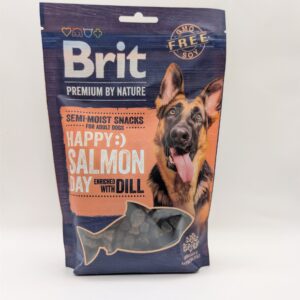 Brit Premium Dog Happy Snacks Salmon with Dill 180g - półwilgotne przysmaki łosoś