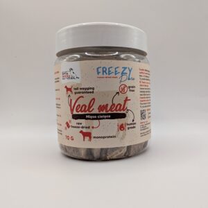 SYTA MICHA 100% liofilizowane mięso cielęce dla psa 70g FREEZY Pure