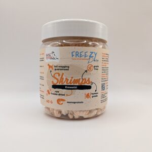 SYTA MICHA 100% liofilizowane krewetki dla psa 60g FREEZY Pure