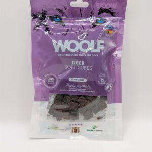 Woolf Soft Cubes Deer Monoprotein 100g