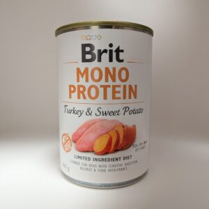 Brit Mono Protein Dog Turkey & Sweet Potato 400g - mokra karma indyk i bataty
