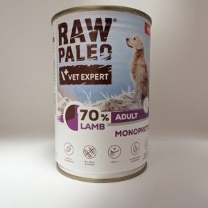 RAW PALEO ADULT DOG LAMB 400g - mokra karma dla psów dorosłych monoproteina z jagnięciną