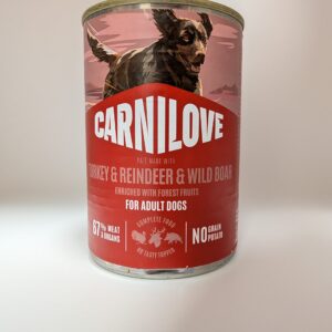 CARNILOVE mokra karma Turkey & Reindeer & Wildboar 400 g - indyk , renifer i dzik
