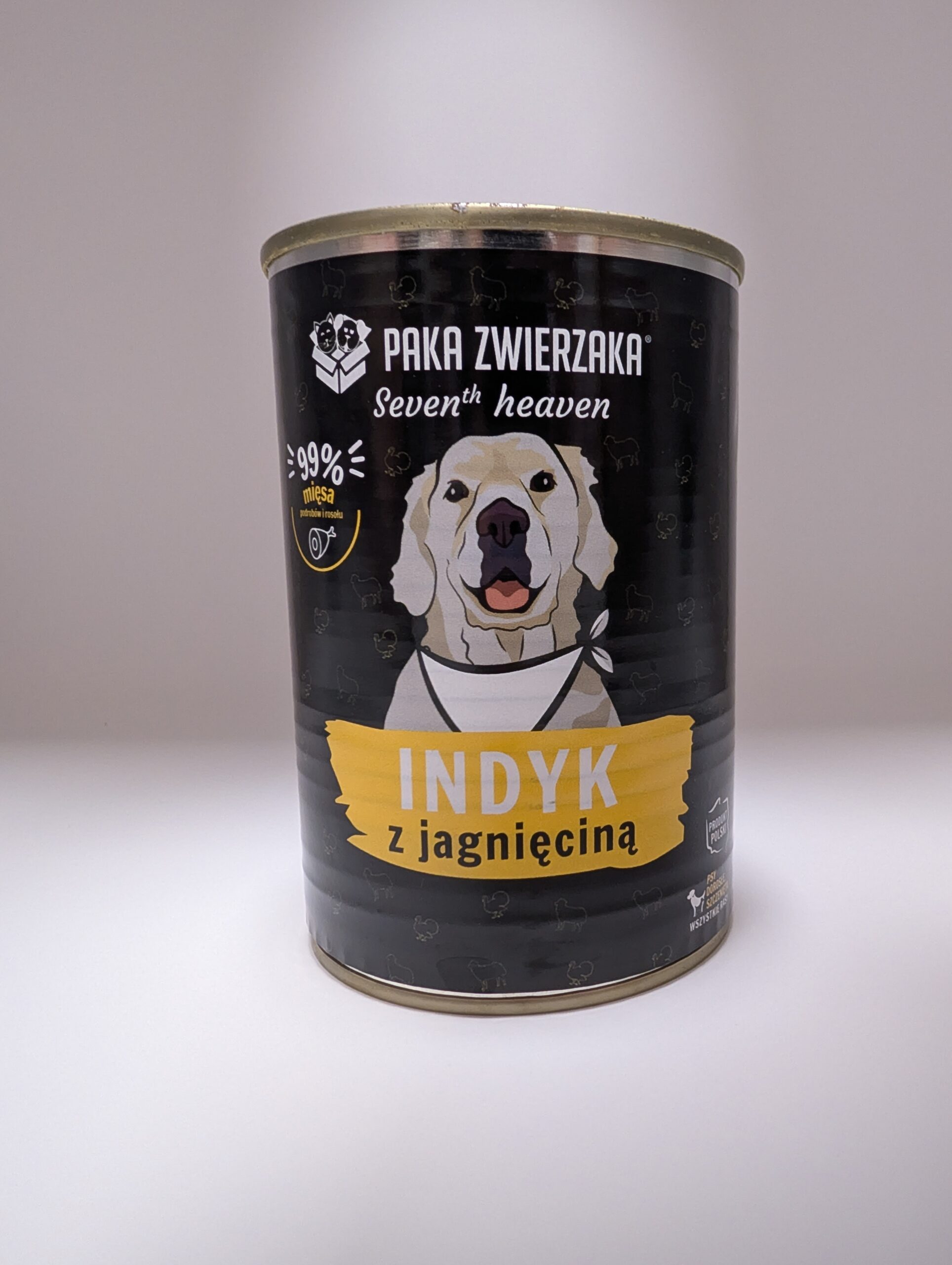 PAKA ZWIERZAKA Karma mokra dla psa Seven’th Heaven Indyk z jagnięciną 400 g