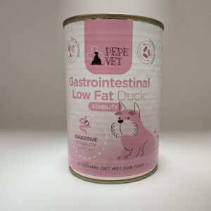 PEPE VET Karma mokra dla psa Gastrointestinal Low Fat Duck (kaczka) 400g