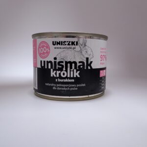UNISZKI karma mokra UNIsmak królik z burakiem 200g