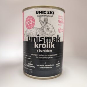 UNISZKI karma mokra UNIsmak królik z burakiem 400g