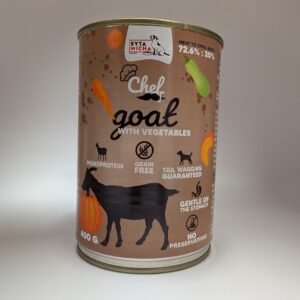 SYTA MICHA Mokra karma dla psa Koza z warzywami 400g