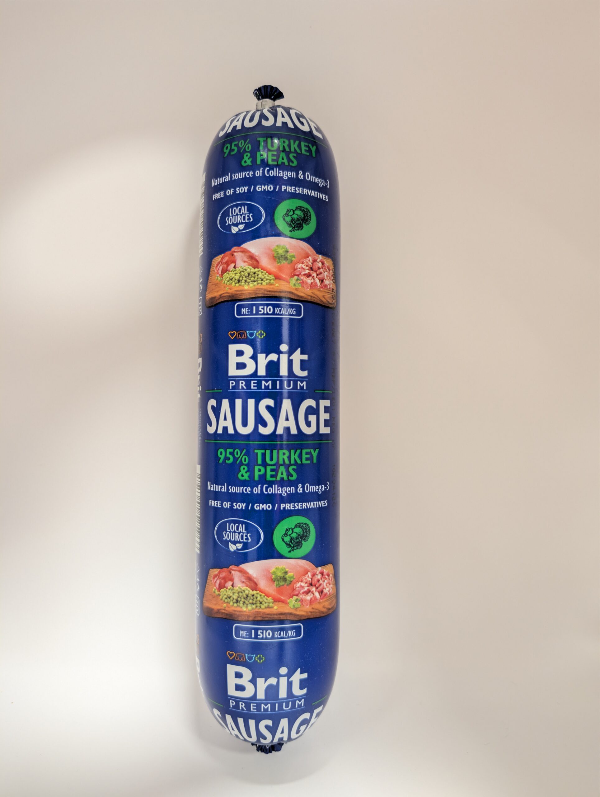 Brit Premium by Nature Dog Adult Sausage Turkey & Peas - karma mokra indyk i groszek
