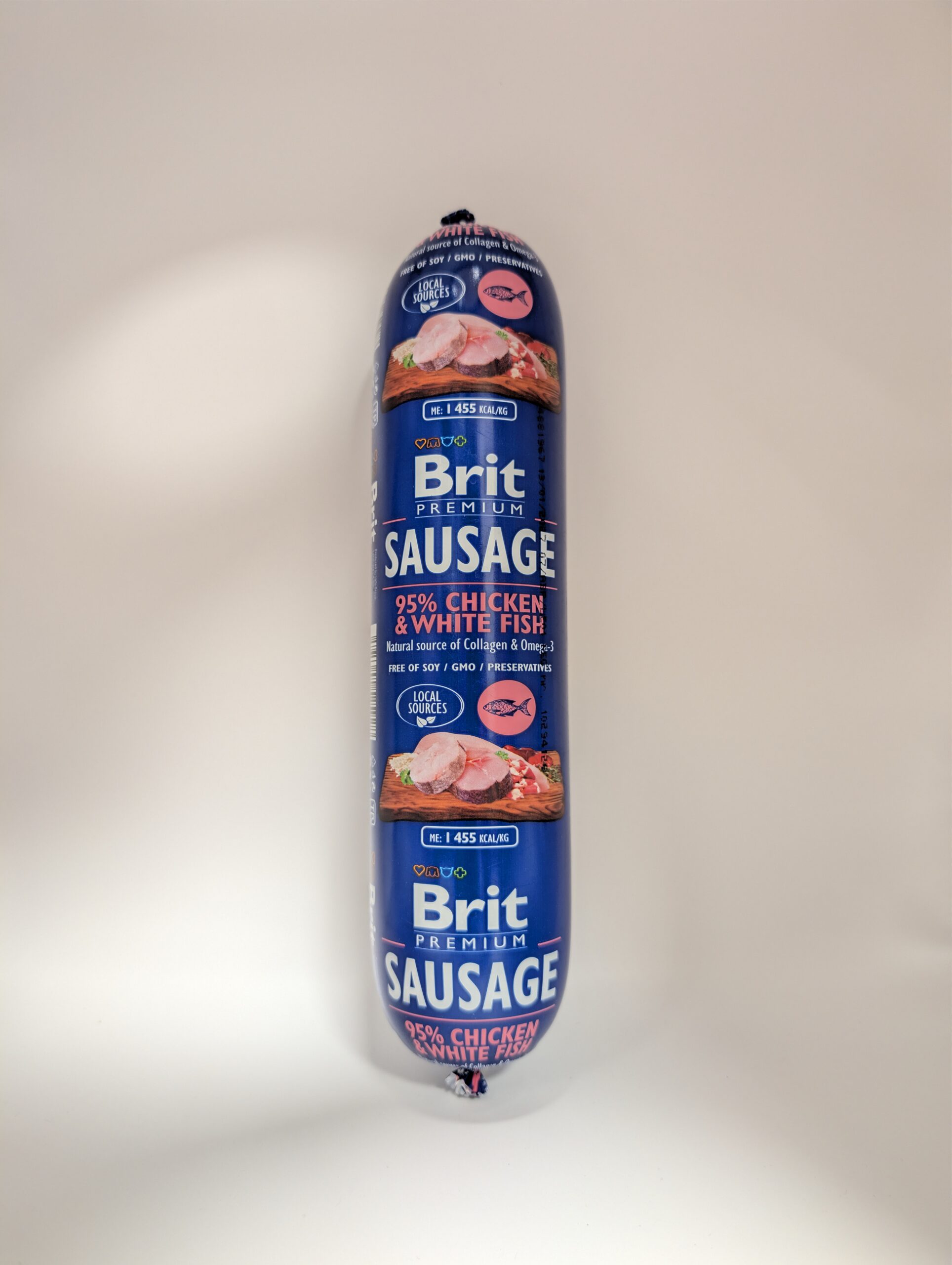 Brit Premium by Nature Dog Adult Sausage Chicken & White Fish - karma mokra kurczak i biała ryba