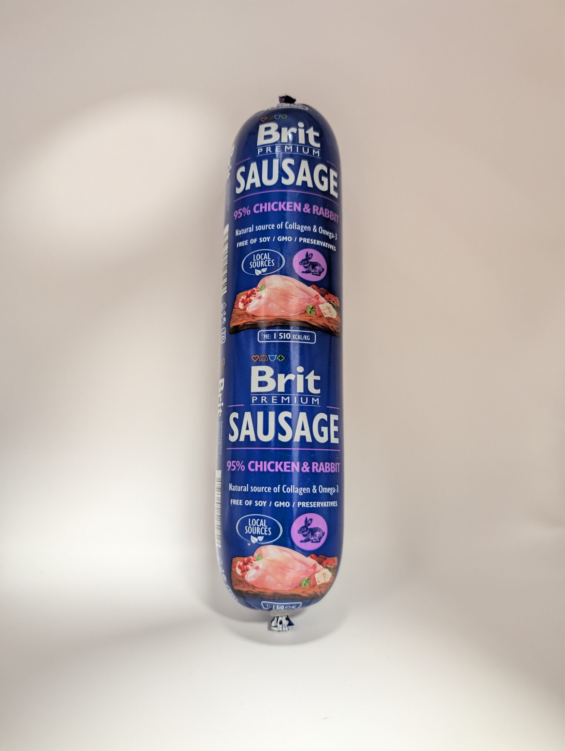 Brit Premium by Nature Dog Adult Sausage Chicken & Rabbit - karma mokra kurczak i królik