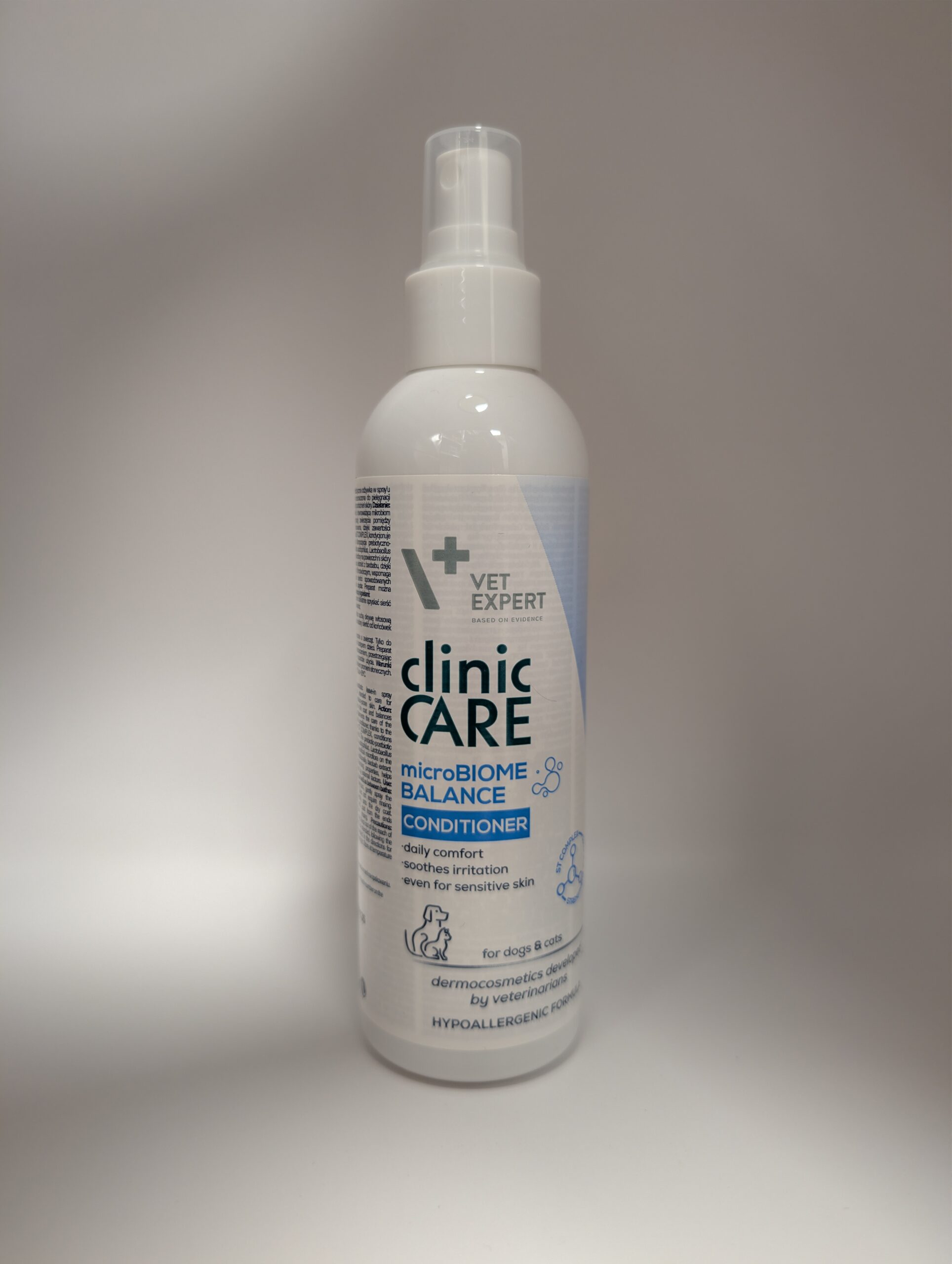 VET EXPERT Clinic Care microBiome Balance Conditioner - prebiotyczna odżywka dla psów i kotów 150 ml