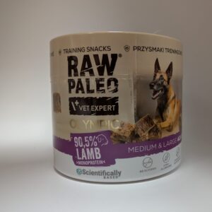 RAW PALEO Olympic Lamb Medium Large 90g - hipoalergiczny monoproteinowy przysmak treningowy dla psa