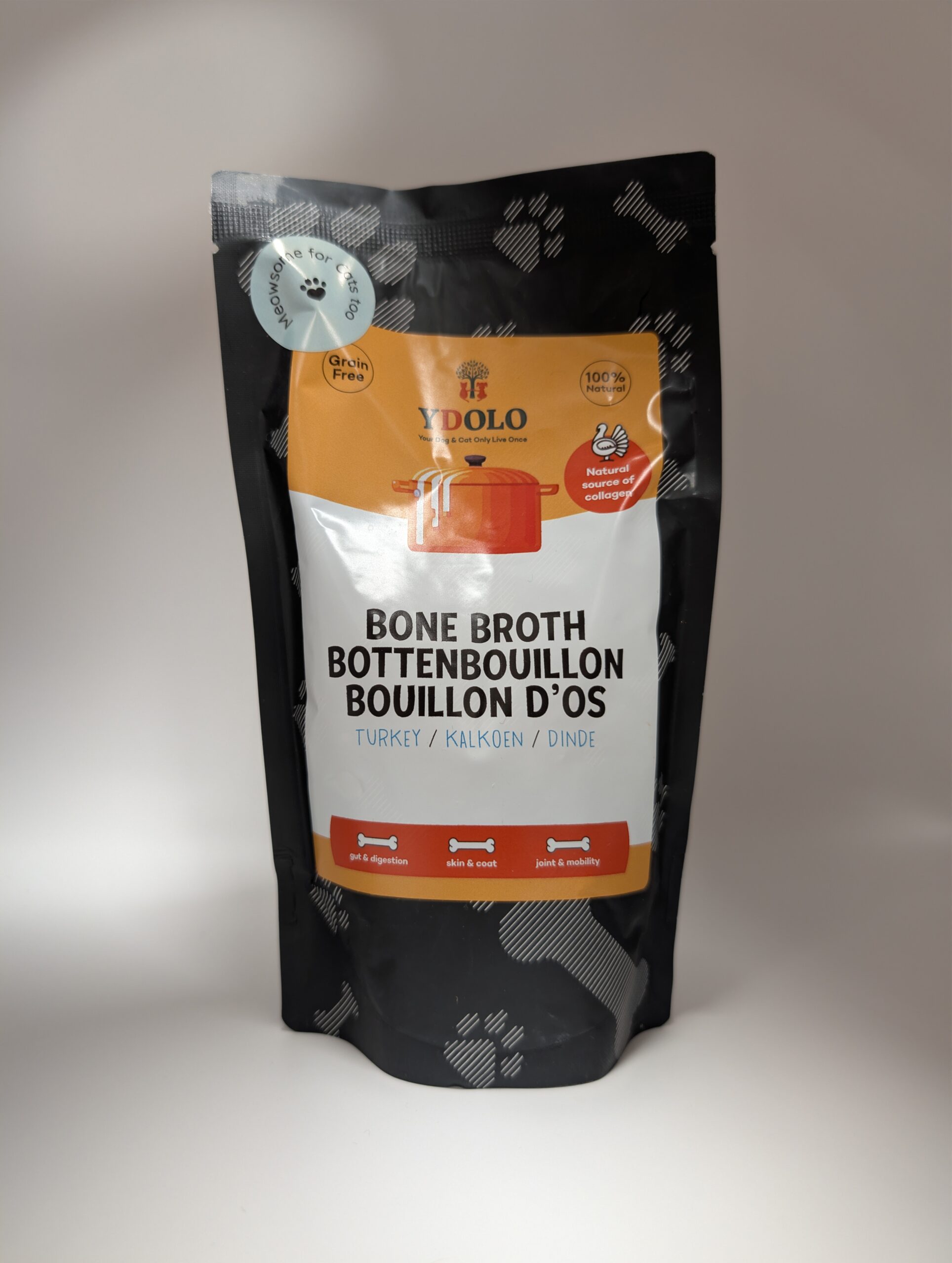 YDOLO Bone Broth Turkey - bulion kolagenowy z kości indyka (230ml)
