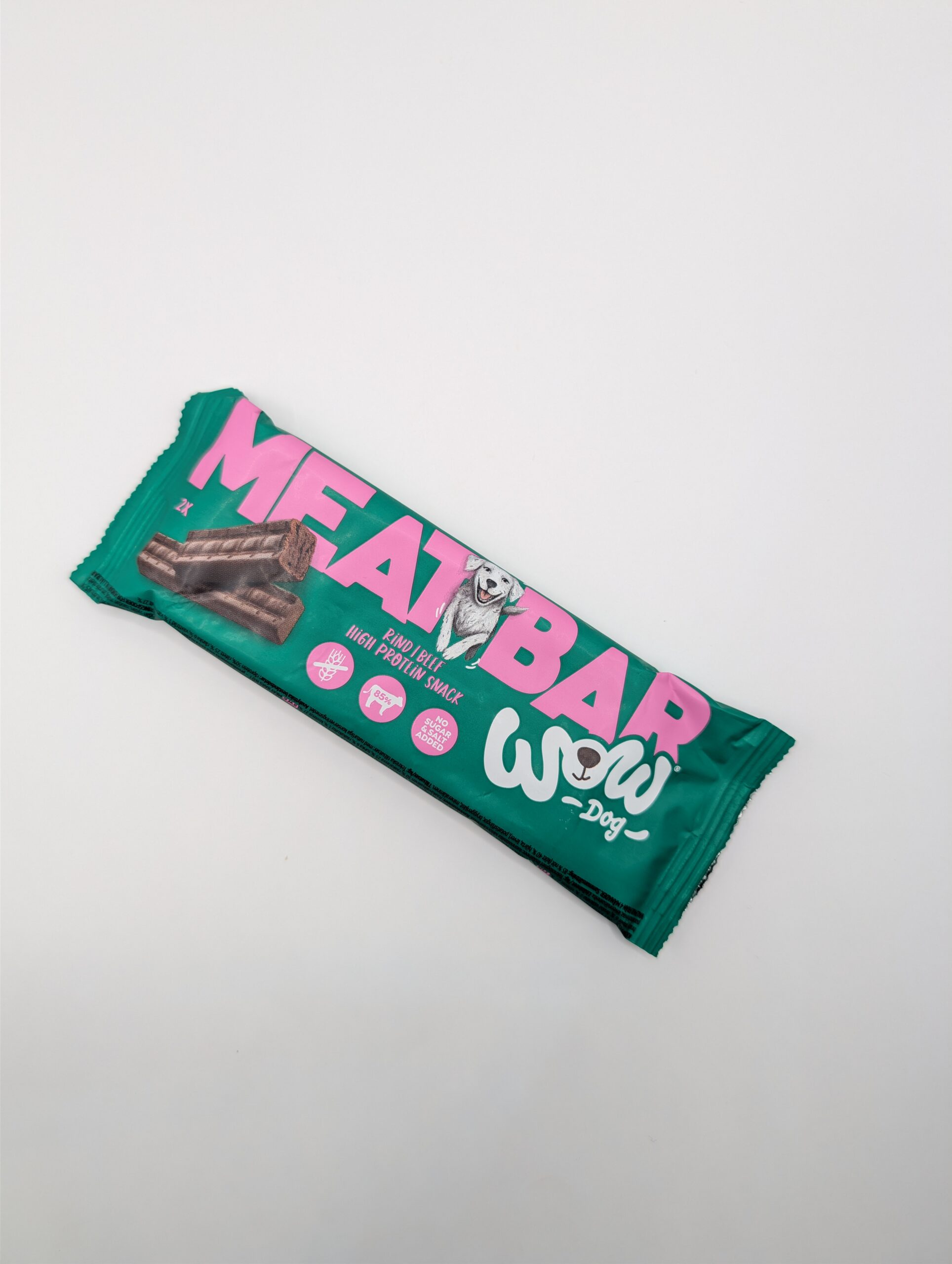 WOW DOG Meat Bar Rind - batonik mięsny z wołowiny (40g)