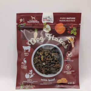 Syta Micha Dog flakes suszona karma dla psa Wołowina 50g