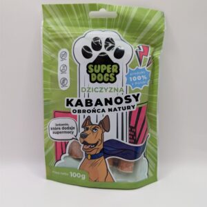 UNISZKI Kabanosy SUPERDOGS Obrońca Natury - Dziczyzna