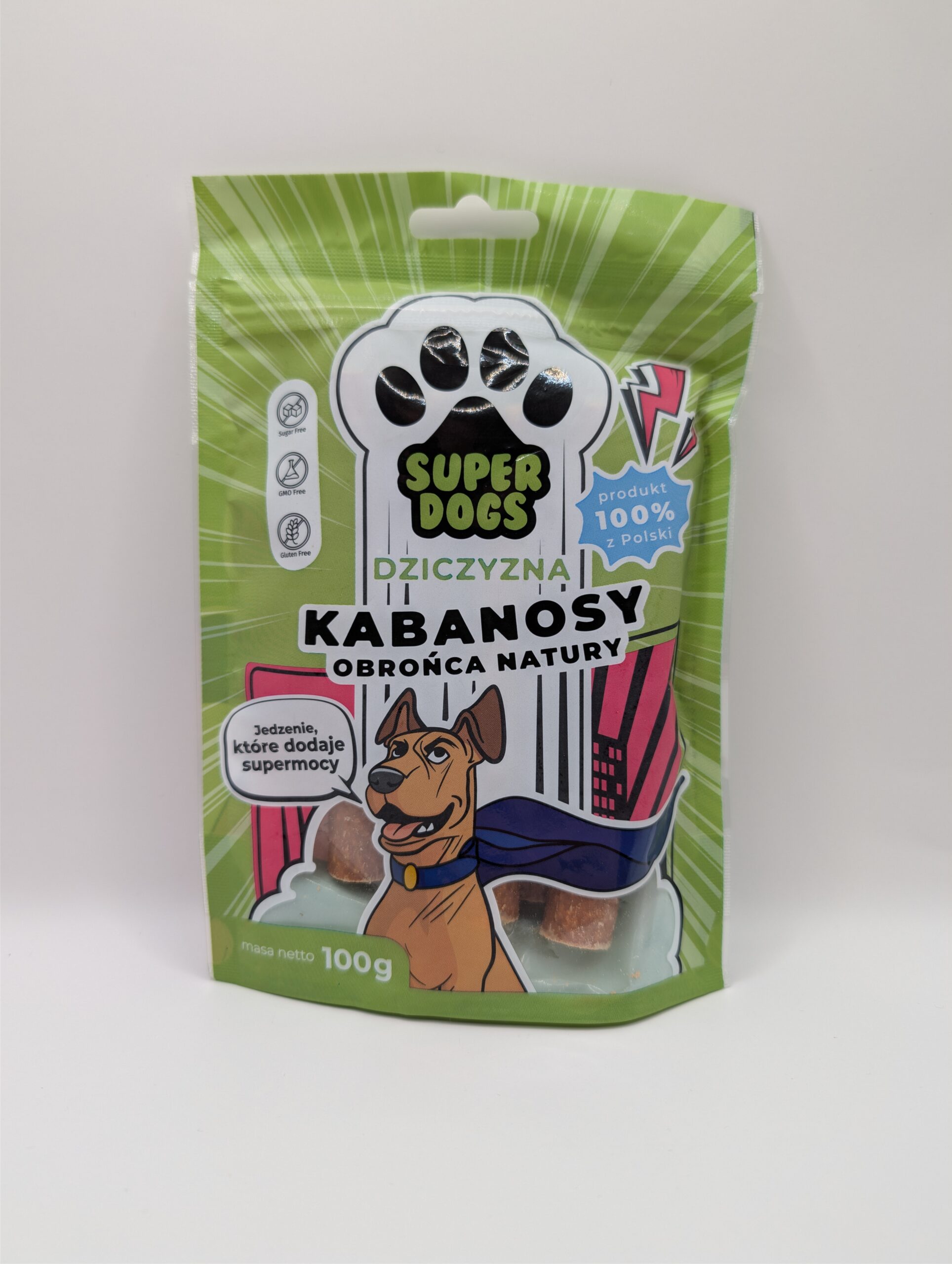 UNISZKI Kabanosy SUPERDOGS Obrońca Natury - Dziczyzna