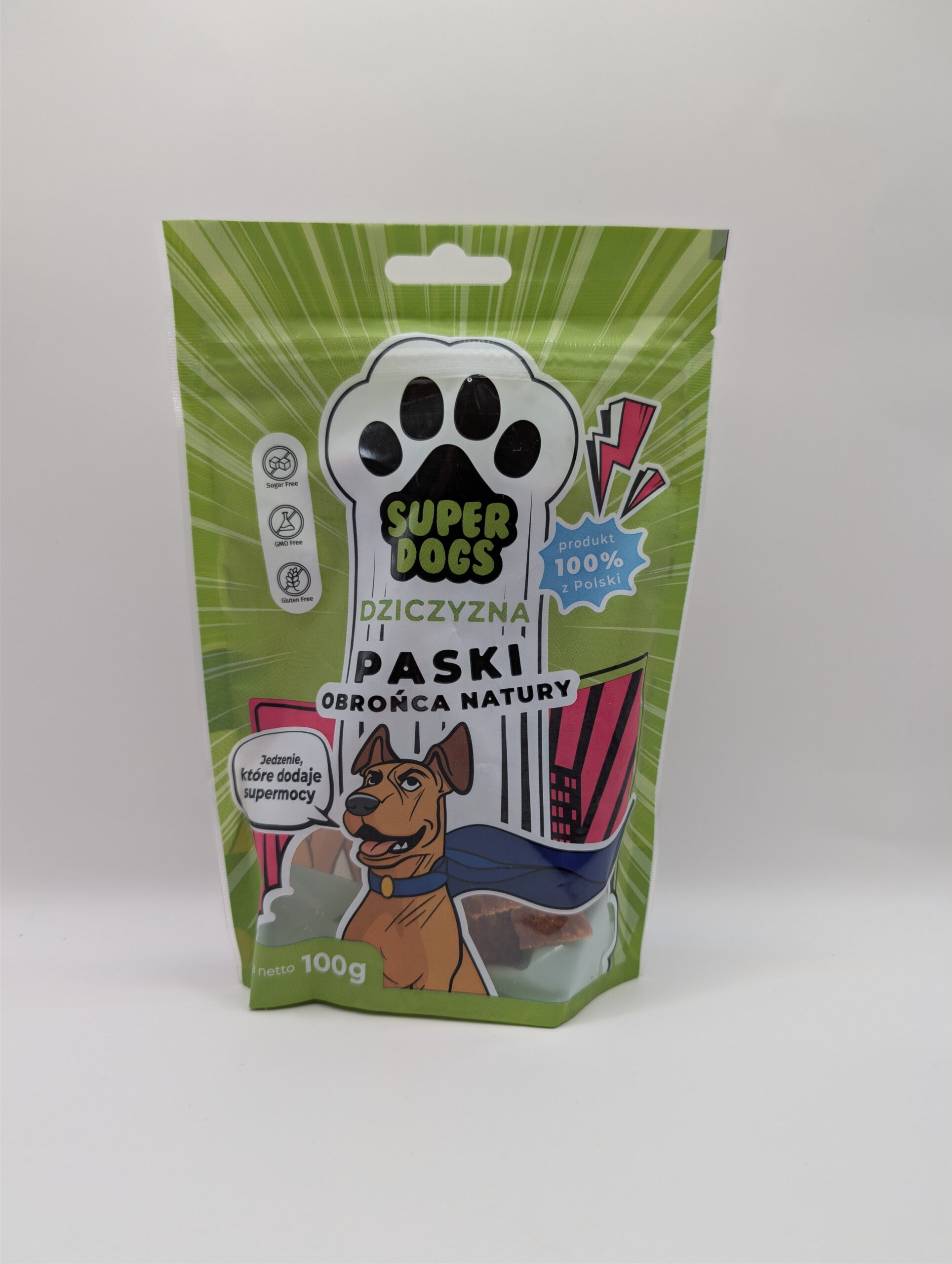 UNISZKI Paski SUPERDOGS Obrońca Natury - Dziczyzna
