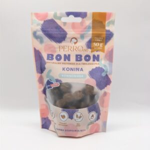 PERRO BON BON Konina – Równowaga Przysmaki z dodatkiem funkcyjnym 80g