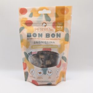 PERRO BON BON Jagnięcina – Wsparcie odporności Przysmaki z dodatkiem funkcyjnym 80g
