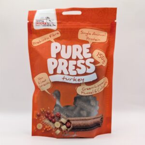 SYTA MICHA Smaczki tłoczone na zimno dla psa Pure Press Turkey 150 g
