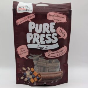 SYTA MICHA Smaczki tłoczone na zimno dla psa Pure Press Beef 150 g