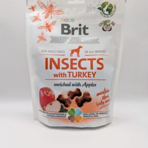 brit Chrupiące przysmaki Brit Crunchy Snack Dog insects with turkey - owady,indyk i jabłka