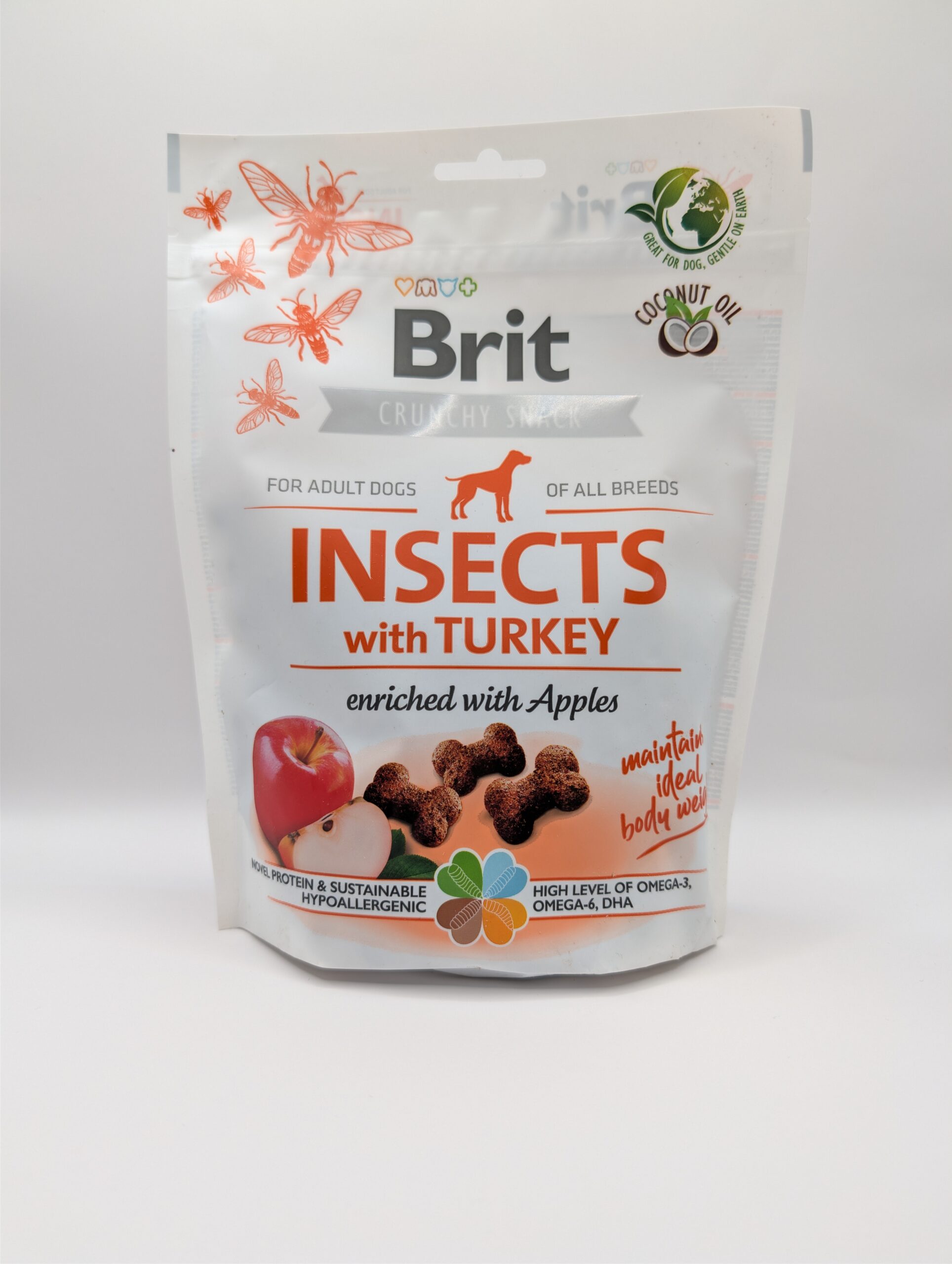 brit Chrupiące przysmaki Brit Crunchy Snack Dog insects with turkey - owady,indyk i jabłka