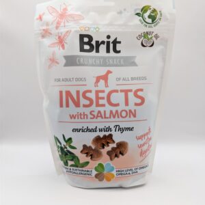 Brit Care Dog Chrupiące przysmaki owady, łosoś i tymianek - Crunchy Cracker Insects Rich In Salmon Enriched With Thyme