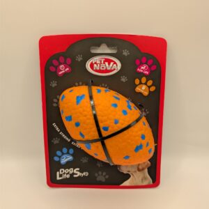 PET NOVA Piłka Rugby 11cm wysoka odporność na ugryzienia rozmiar S
