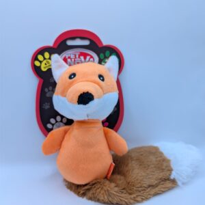 PET NOVA Lis pluszowy piszczący 36cm