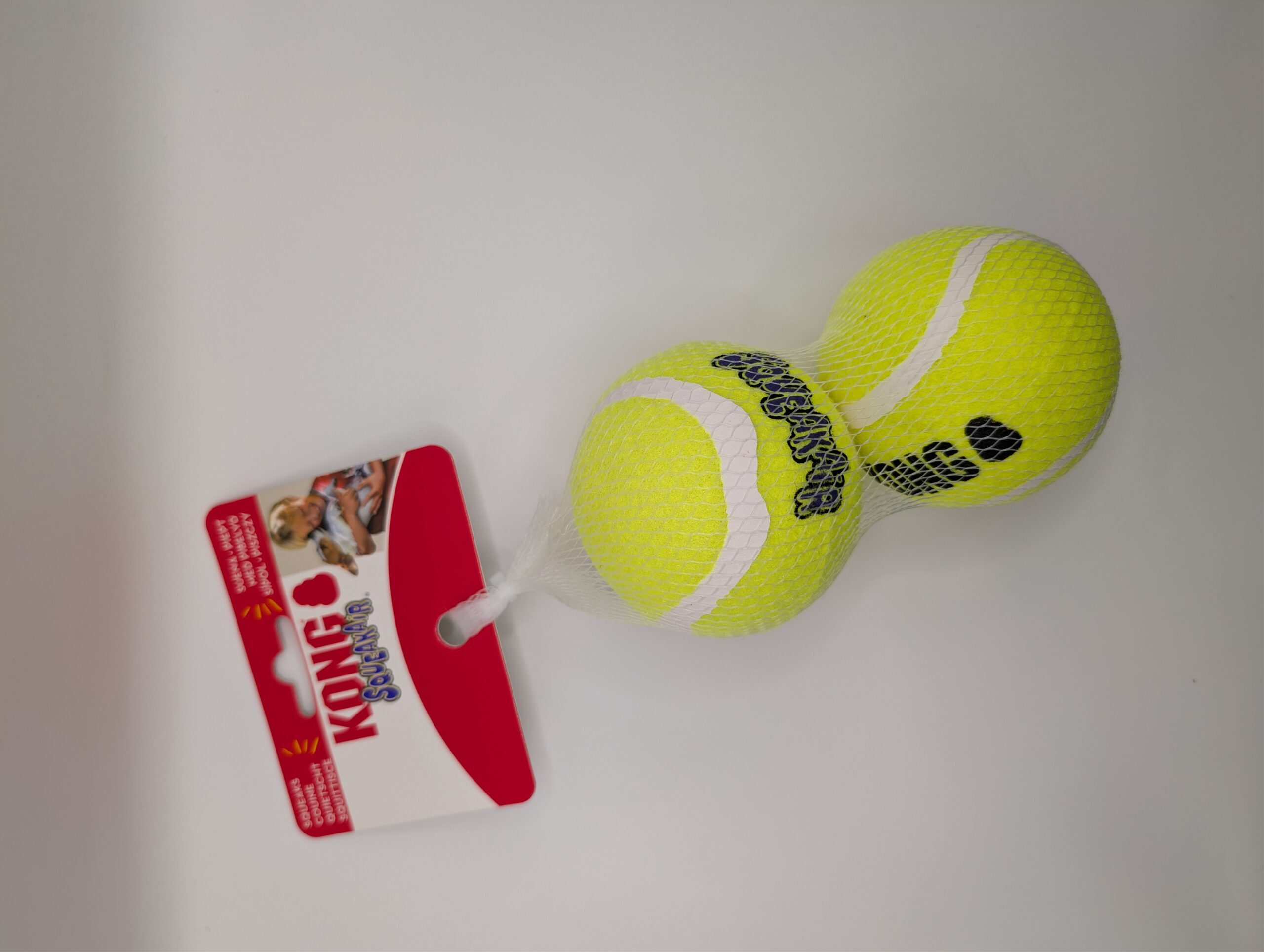 PIŁKA DLA PSA Kong SqueakAir ROZMIAR L piszcząca 2SZTUKI 7.6CM
