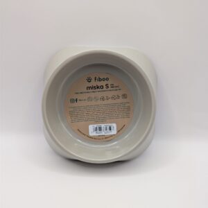 fiboo Miska S – pojemność 200 ml beżowa