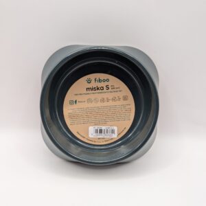 fiboo Miska S – pojemność 200 ml ciemny szary