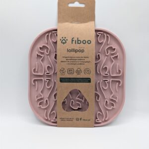 FIBOO LOLLIPOP Rozmiar: 19x19 cm RÓŻOWA - Mata do lizania