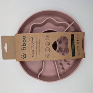 FIBOO Miska spowalniająca – SLOW FIBOOWL 19 cm różowy