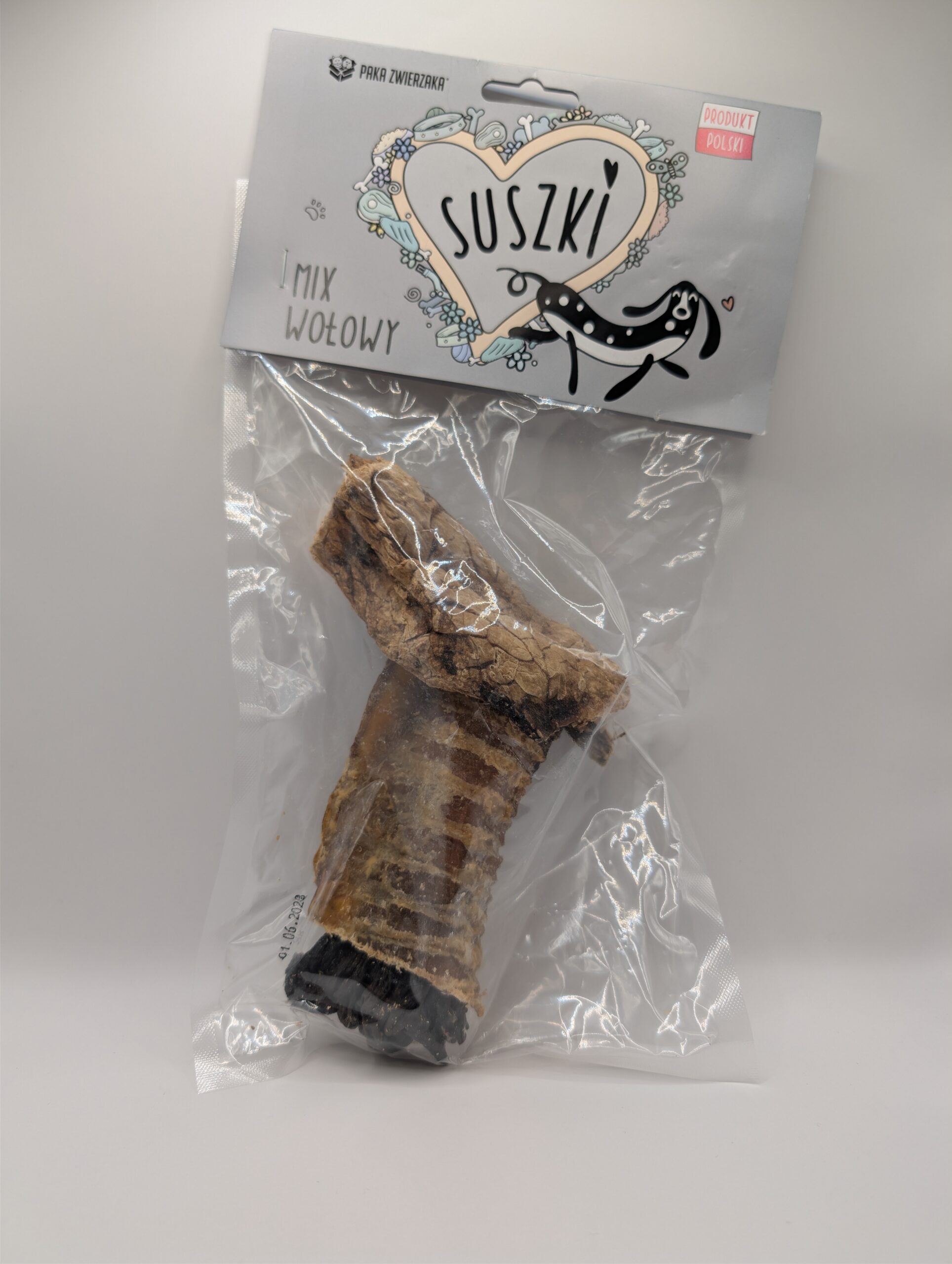 Gryzak dla psa PAKA ZWIERZAKA SUSZKI mix wołowy 100 g