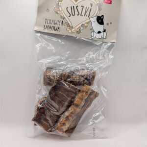 PAKA ZWIERZAKA SUSZKI  Gryzak dla psa tchawica wołowa 100 g